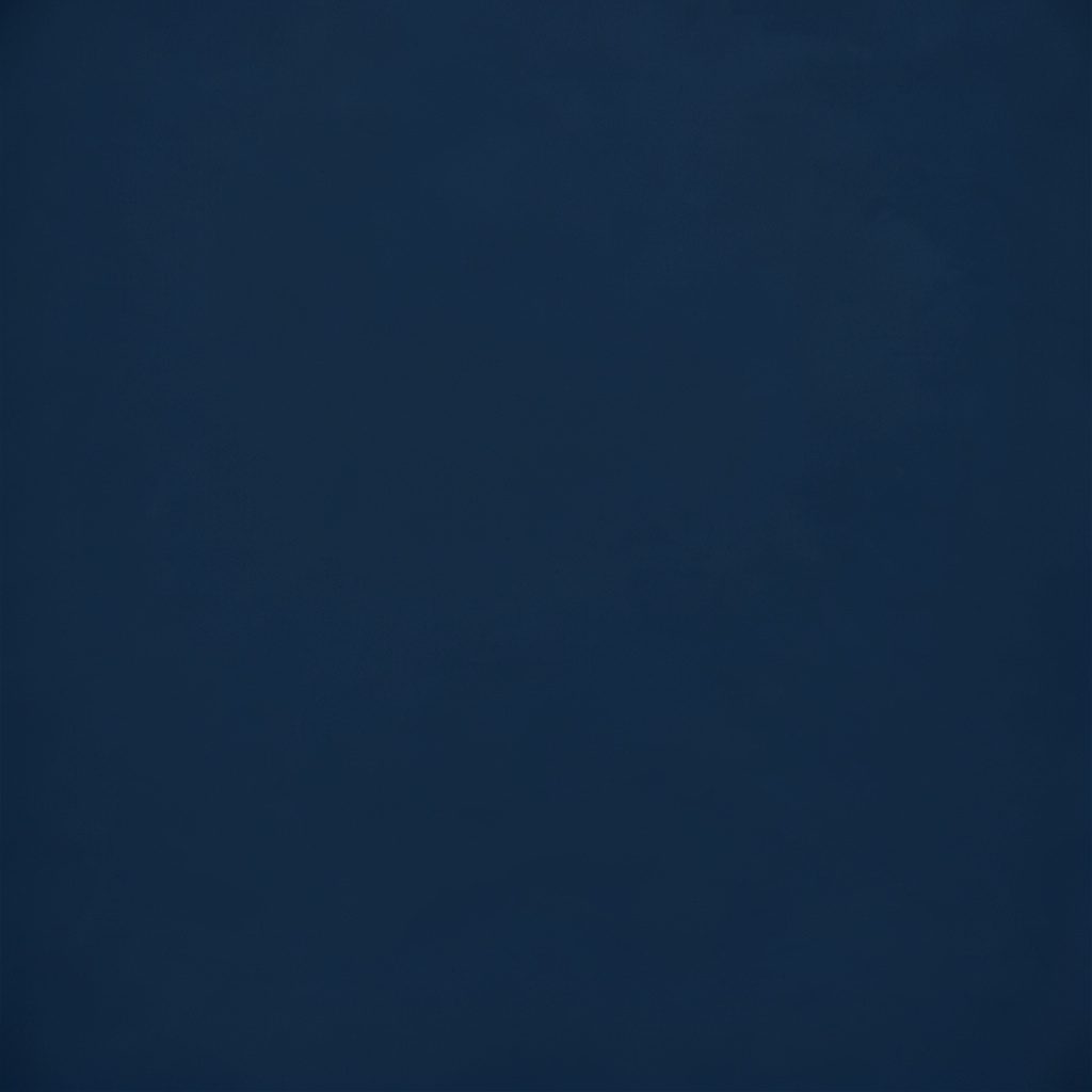 A duotone photograph in navy and teal of a speaker at a lectern addressing an audience, with soft stage lighting.